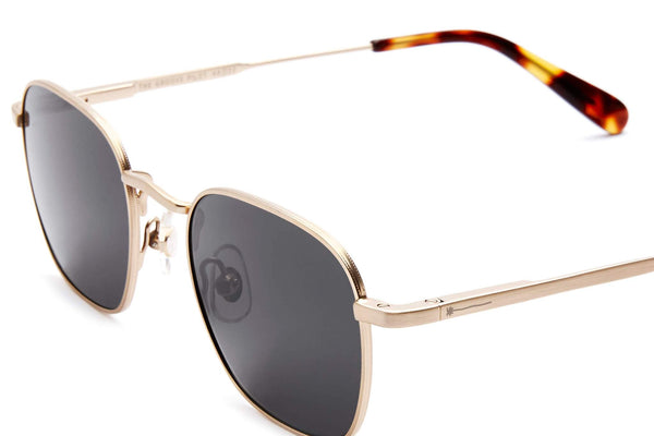 The Groove Pilot / Brushed Gold & Tortoise Bio & Polarised Grey Lens - Shade Files